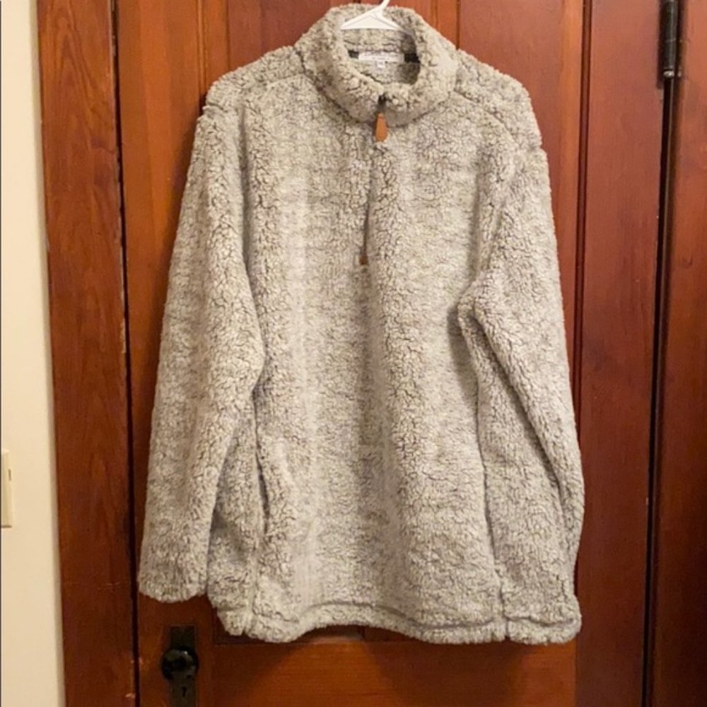 Grey Chic Soul Teddy Pullover - image 2